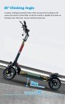 L12 Electric Scooter with 10-Inch Off-Road Tires
