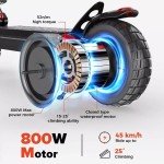 800W Off-Road Electric Scooter for Adults
