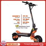 6000W Dual Motor Electric Scooter with Seat