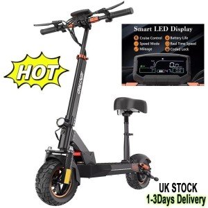 28MPH Folding Electric Scooter with 10" Off-Road Tires