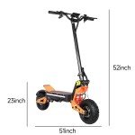 6000W Dual Motor Electric Scooter with Seat