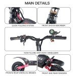 5600W Dual Motor Electric Scooter for Adults