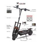 5600W Dual Motor Electric Scooter for Adults