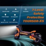 6000W Dual Motor Electric Scooter with Seat