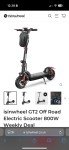 Isinwheel GT2 Pro 800W Off-Road Electric Scooter