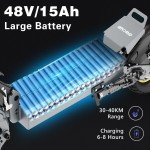 Folding Adult Electric Scooter - 250W, 15mph Speed
