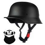 Retro Open Face Half Helmet for Scooters