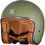 Shox Classic Open Face Helmet - Army Green
