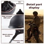 Vintage Open Face Motorcycle Helmet with Sun Visor