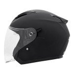 Zorax Matt Black Double Visor Motorcycle Helmet