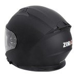 Zorax Matt Black XXL Open Face Motorcycle Helmet