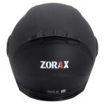 Zorax Matt Black XXL Open Face Motorcycle Helmet