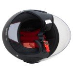 Zorax ZOR-603 Matt Black Open Face Helmet