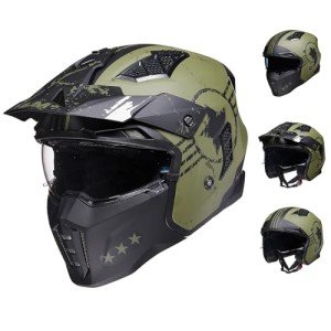 ILM Vintage Open-Face Motorcycle Helmet for Scooters