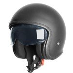 Zorax Talon Open Face Motorcycle Helmet - Matt Black