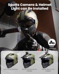 ILM Vintage Open-Face Motorcycle Helmet for Scooters