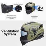 ILM Vintage Open-Face Motorcycle Helmet for Scooters