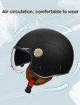 Retro Open Face Motorcycle Helmet for Scooters
