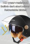 Retro Open Face Motorcycle Helmet for Scooters