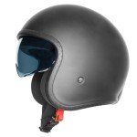Zorax Talon Open Face Motorcycle Helmet - Matt Black
