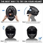 ILM Vintage Open-Face Motorcycle Helmet for Scooters