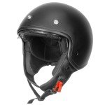 Zorax ZOR-605 Matt Black Open Face Helmet