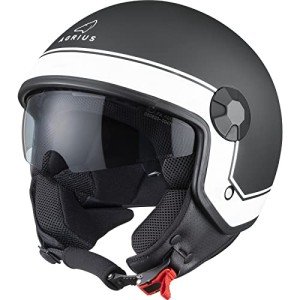 Agrius Score Matte Black Open Face Helmet