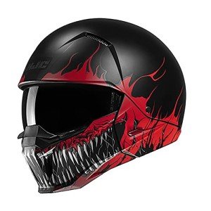 HJC I20 Scraw Half Open Face Helmet - Red