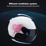 Ergocar Classic Half Helmet with Sun Visor
