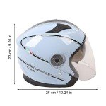 Stylish Half Face Electric Scooter Helmet with Goggles