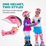 COOZi Kids 2-in-1 BMX Helmet for Ages 5-15