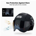 Ergocar Classic Half Helmet with Sun Visor