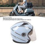 Stylish Half Face Electric Scooter Helmet with Goggles