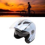 Stylish Half Face Electric Scooter Helmet with Goggles