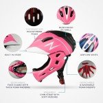 COOZi Kids 2-in-1 BMX Helmet for Ages 5-15