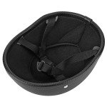 Matte Black Retro Half Face Motorcycle Helmet