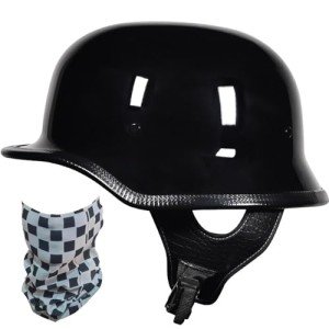 Vintage German Style Half Helmet for Scooters & Bikes