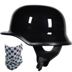 Vintage German Style Half Helmet for Scooters & Bikes