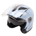 Stylish Half Face Electric Scooter Helmet with Goggles