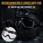 OneTigris Tactical Helmet with Ear Protection & Goggles