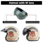 Breale Windproof Flip Up Helmet Visor Accessory