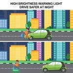 YUNYODA Waterproof LED Light for Electric Scooters