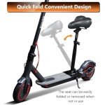 Adjustable Electric Scooter Seat with Shock Absorber