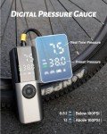 Portable Electric Bicycle Tire Pump with Digital Gauge