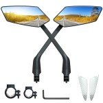 Adjustable 360° HD Bike Mirrors - 2 Pack