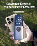 Portable Electric Bicycle Tire Pump with Digital Gauge
