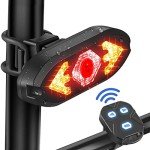 USB Rechargeable Bike Rear Light with Horn