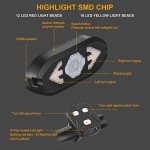 USB Rechargeable Bike Rear Light with Horn