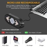 USB Rechargeable Bike Rear Light with Horn