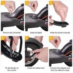 Ainiv Electric Scooter Rear Fender & Light Set
